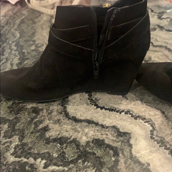 Zip up wedge booties - Picture 3 of 4